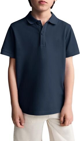 الأولاد الهالونينغ الأكمام القصير قميص بولو قميص مدرسة الزي الرسمي للأطفال من 5 إلى 14 سنة in Kuwait