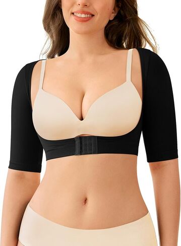 LODAY Arm Compression Sleeves for Women Lipo Upper Arm Shaper Post Surgery Slimming Arm Sleeve in Kuwait