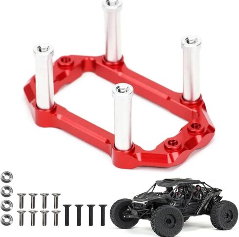 تم تعيين Mount Servo Mount Aluminium لـ 1/8 Arrma Kraton Outcast Talion Typhon ， 1/7 Mijave 6S Pression ، استبدال #ARA320574 AR320430 (Navy Blue) in Kuwait