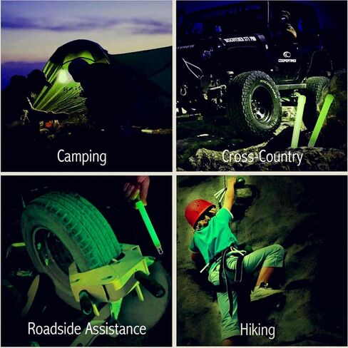 Glow Fever Super Bright Emergency Safety Military Grade Glow Sticks with 5 Minutes Duration. Great for Concerts Live Events, Camping, Dancing, Weddings and Summer Vacation (Green, 10PCS) in Saudi Arabia