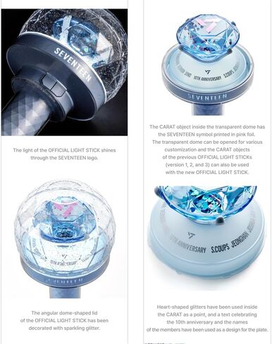 Seventeen Official Light Stick VER.3 10th Anniversary in Kuwait