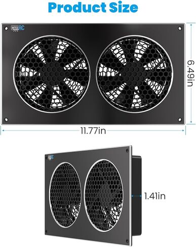 6 بوصة مروحة عادم خزانة وسائل الإعلام مع وحدة تحكم ، ونظام مروحة التبريد الهادئ ، بدلة لوحدة التحكم في الوسائط ، مركز الترفيه ، خزانة التوجيه in Kuwait