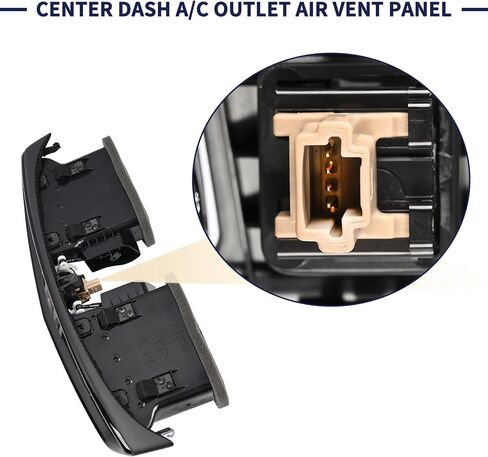 Center Dash A/C Dashboard AC Outlet Air Vent Panel 68750-6MA0A 68750-6FL0A 68750-5HA0A Compatible with Nissan Rogue 2014-2020 / Rogue Sport 2017-2022 in Kuwait