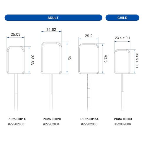 Digital Intra-Oral Sensors, Black, Dimensions:23.4 × 33.6 × 4.5mm, Pixel Pitch: 20 μm (#Pluto 0000X), Sold by JMU in Saudi Arabia