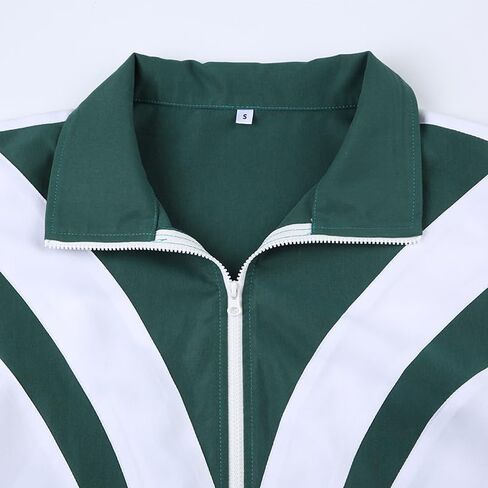 Mandonce 2 Piece Sets for Women Zip up Cropped Sweatshirt and Split Wide Leg Sweatpants Athleisure Sets for Women in Kuwait