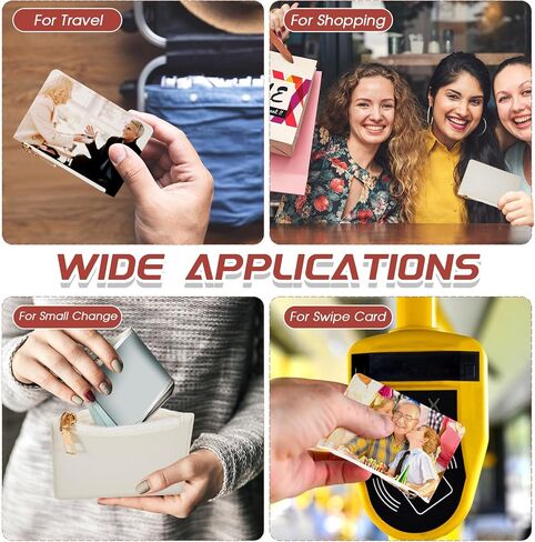 Abbylike 36 pcs محفظة كبيرة رجال ضئيل ضئيل من الجلد المحفظة الجلدية الجيب الجيب RFID حظر مع سوستة للرجال والنساء هدية كنيسة DIY in Saudi Arabia