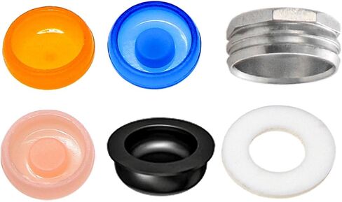 4 Pcs Implant Retention Male Caps 2.4 lbs (Pink 2.4 lbs Strong Retentive Caps) in Kuwait