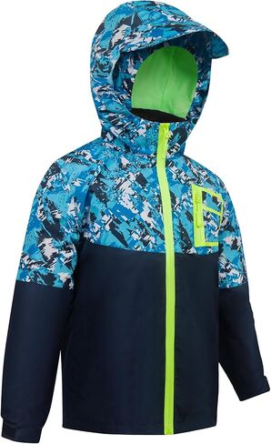 SWISSWELL Kid's Rain Jacket Youth Boys and Girls Lightweight Waterproof with Detachable Hooded Raincoat for School in Kuwait