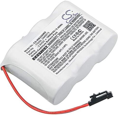 FITHOOD Battery Replacement for Welch-Allyn Lumi View Ophthalmoscope Spot Vital Signs Monitor 72250 OM0073 (1800mAh/3.6V) in Saudi Arabia