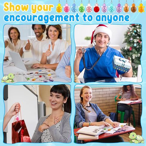 End of School Years Gifts Bulk Positive Turtle Keychains Sets Turtley Awesome Employee Appreciation Gifts in Kuwait