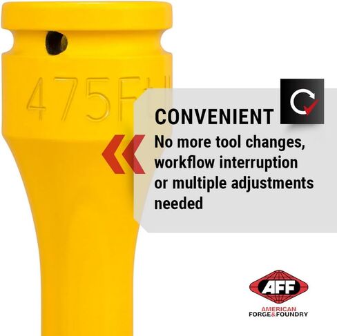 امتداد عزم الدوران AFF ، محرك 3/4 "، 250 قدم/رطل ، أصفر ، 40307 in Kuwait