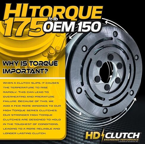 HD Switch High Torque 175ftlbs (OEM 150) Solid Steel Billet Pulley Electric PTO Clutch 1686881SM for Simplicity Legacy AGCO Murray Lawn Garden Tractor in Kuwait