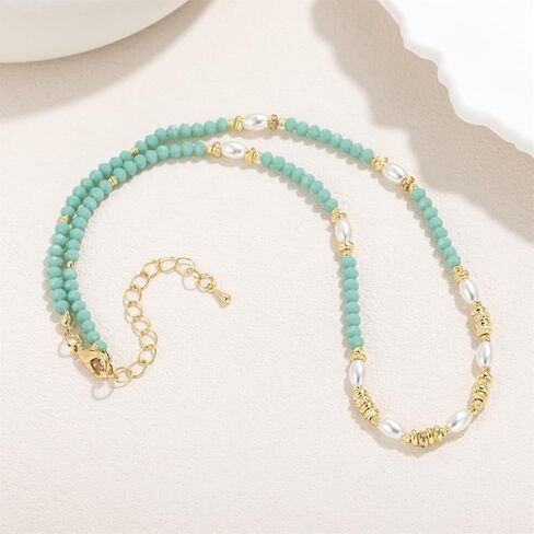 Minimalist Style 4mm Small Natural Green Malachite Gemstone Necklace for Women OT Clasp Necklace Gemstone Jewelry in Saudi Arabia
