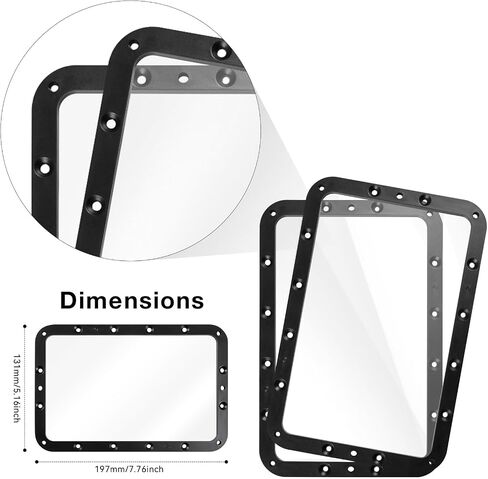 فيلم Photon Mono FEP 173 * 115 مم قطعتان من الراتنج VAT FEP متوافق مع طابعات Anycubic Photon Mono وPhoton Mono 4K وPhoton Ultra وPhoton D2 UV DLP LCD الراتنج ثلاثية الأبعاد - سمك 0.15 مم in Saudi Arabia