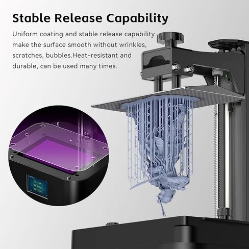 فيلم Photon Mono FEP 173 * 115 مم قطعتان من الراتنج VAT FEP متوافق مع طابعات Anycubic Photon Mono وPhoton Mono 4K وPhoton Ultra وPhoton D2 UV DLP LCD الراتنج ثلاثية الأبعاد - سمك 0.15 مم in Saudi Arabia