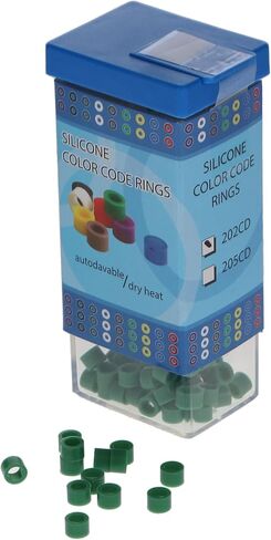202CD-4X Silicone Instrument Color Code Rings Standard Green 60/Pk in Saudi Arabia