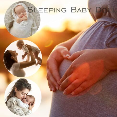 Full Silicone Baby Dolls,12-in Silicone Realistic Newborn Baby Doll, Non Vinyl 1:1 Lifelike Reborn Sleeping Dolls for 3+ Years Old(Laura-Nude) in Saudi Arabia