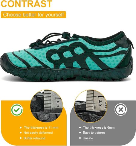 Kids Water Shoes Boys Girls Quick Dry Wide Barefoot Aqua Sneakers Breathable Beach Swim Shoes for Hiking Diving Boating Outdoor Water Sports in Saudi Arabia