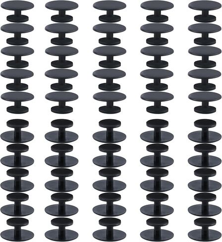 50pcs 15mm سحر ظهور لحقيبة Bogg ، ملحق Bit Bit for DIY سحر إدراج الخاص بك ، وظهر الأزرار المتوافقة مع حمل الشاطئ المطاطي ، يرجى قياس حجم الفتحة (أبيض) in Kuwait
