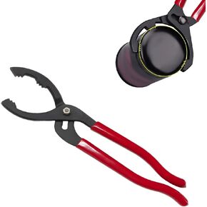 12" Adjustable Oil Filter Pliers, Automotive Oil Filter Removal Tools, Universal Fuel Filter Wrench Plier for Car Truck Oil Change in Saudi Arabia