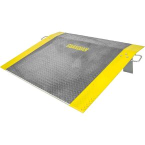 Guardian Aluminum Dock Plate with Carrying Handles for Pallet Jacks, Hand Carts, Material Handling, Diamond Tread Traction 48" x 60" 2,900 lb. Capacity in Kuwait
