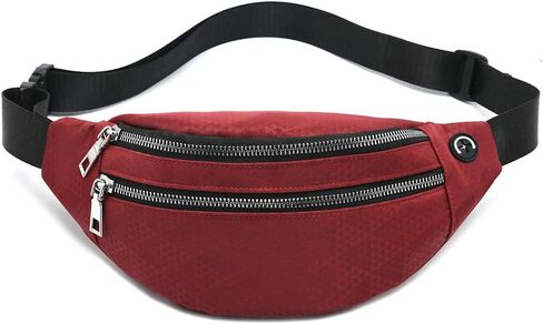 حقيبة الخصر MOCE Fanny Pack للرجال والنساء حقيبة بوم مقاومة للماء مع حزام قابل للتعديل للتنزه في الهواء الطلق. in Saudi Arabia