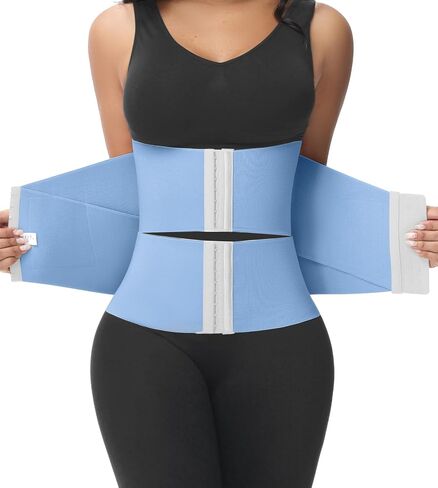 SHAPSHE Waist Trainer for Women Workout Waist Cincher Trimmer Belly Belt Segmented Tummy Control Body Shaper Triple Wrap in Saudi Arabia