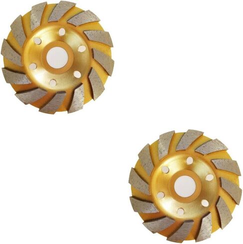 الولايات المتحدة 2-4 PC 4 "بوصة الماس الماس طحن عجلة القرص كوب كوب كوب الخرسانة (4 عبوة) in Saudi Arabia