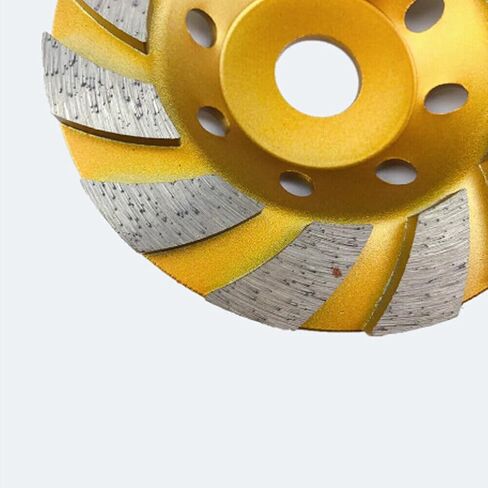 الولايات المتحدة 2-4 PC 4 "بوصة الماس الماس طحن عجلة القرص كوب كوب كوب الخرسانة (4 عبوة) in Saudi Arabia