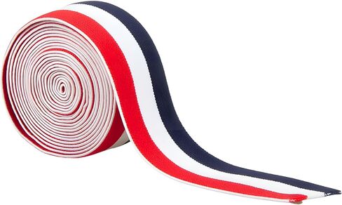 40 مم/1.5 بوصة عريض 3 ياردة شريط شريط مرن لخياطة حرفة الفن DIY (الأحمر الأزرق الأسود 5) in Kuwait