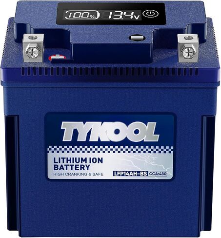 YTX9-BS-PRO,3X Cranking Amps,5X Life, Lithium LiFePO4 Motorcycle Battery,300 CCA,Powersports Battery,Fits for ATV,UTV,Scooter,Riding Lawn Mower,Honda eu3000is,400ex,Predator Generator in Saudi Arabia