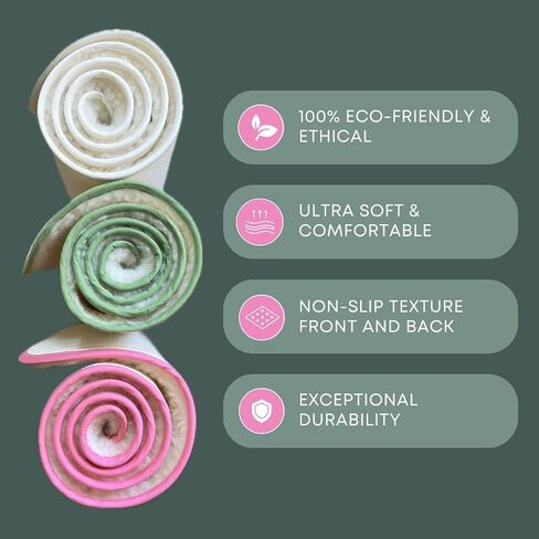 Le Mat Natural Eco Friendly Protective Sheep Wool Soft Meditation Yoga Therapy Exercise Mat in Saudi Arabia