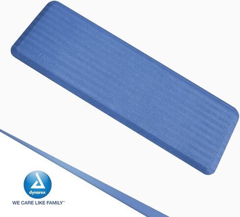 Dynarex FLATMat Fall Mats for Elderly Patients - Beveled Edge for Wheelchair Accessibility - Non-Slip Senior Fall Prevention Pad for Protection (24" x 70" x 0.75", Burgundy) in Kuwait