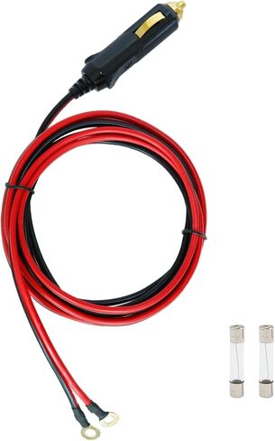 Heavy Duty 13AWG Male to Cigarette Lighter Male Plug, 12V Car Power Adapter Replacement Plug with LED Lights and 20A Fuse (3FT) in Saudi Arabia