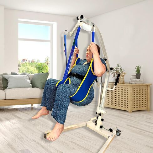 Padded Lift Sling for Toileting with Color-Coded Lifting Straps, Transfer Sling for Elderly Individuals, Post-Surgery Patients and People with Disabilities, Toilet Assist Devices (Small) in Saudi Arabia