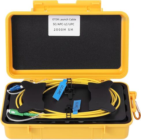 OTDR تشغيل كابل Cable Box SC/APC إلى LC/UPC الوضع المفرد 1000 متر الألياف البصرية OTDR OTDR الحبل الميت Eliminator تمديد الألياف الألياف البصرية بصري أداة in Kuwait