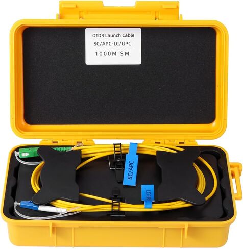 OTDR تشغيل كابل Cable Box SC/APC إلى LC/UPC الوضع المفرد 1000 متر الألياف البصرية OTDR OTDR الحبل الميت Eliminator تمديد الألياف الألياف البصرية بصري أداة in Kuwait