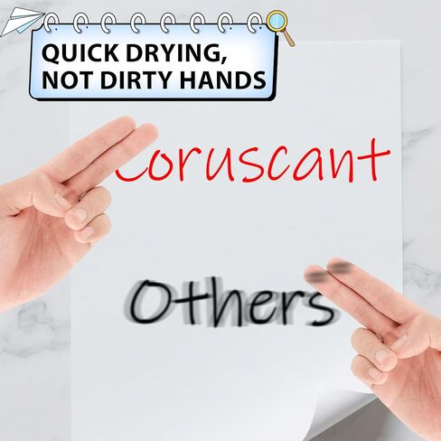 علامات دائمة فائقة النقطة الدقيقة Coruscant ، 80 حزمة نصيحة رائعة 0.4 مم علامة أسود ، تجفيف سريع ، مقاوم للماء ، مقاوم للتهاب ، مثالي للمنزل ، المكتب ، المدرسة in Kuwait