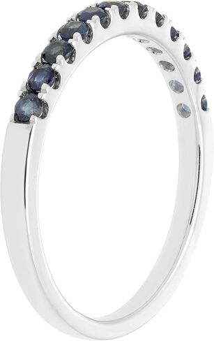 Boston Bay Diamonds 10K Gold Gold Wedding Gemstone Anniversary Band Ring - اختيار الحجر المولد ، وحجم الخاتم ، والذهب الأصفر أو الأبيض in Kuwait