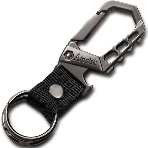 سلسلة مفاتيح المفاتيح الثقيلة ، وتفتيت الزجاجة ، سلاسل مفاتيح السيارة ، ومقطع Carabiner المعدني متعدد الاستخدامات ، و 2 حلقات مفتاحية in Saudi Arabia