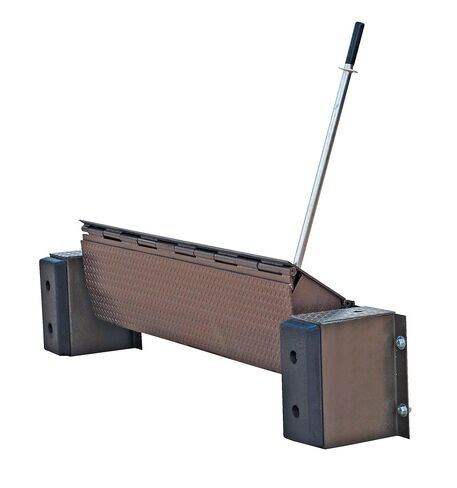 Vestil FM-2566 Steel Mechanical Edge O Dock Leveler 66 In. Ramp Width 25,000 Lb. Capacity Brown in Saudi Arabia