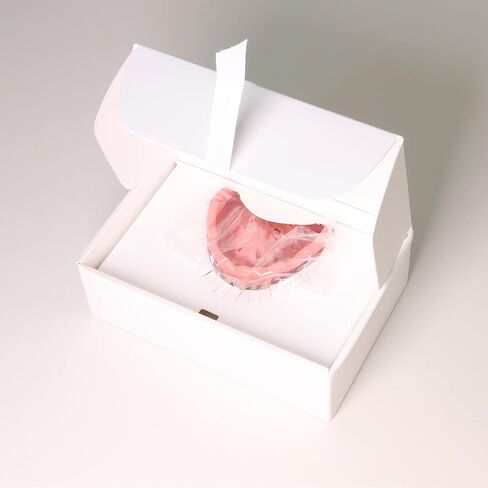 Boil-&-Bite Functional Denture, Self-fit at Home in Mins, Adjusts for Narrow or Wide Arches, Long-term or temporary Solution, Eat, Drink and Smile Confidently, Med/Large Denture, Upper in Kuwait