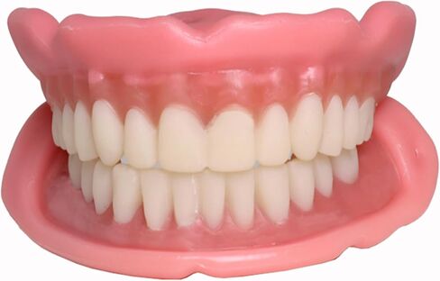 Boil-&-Bite Functional Denture, Self-fit at Home in Mins, Adjusts for Narrow or Wide Arches, Long-term or temporary Solution, Eat, Drink and Smile Confidently, Med/Large Denture, Upper in Kuwait