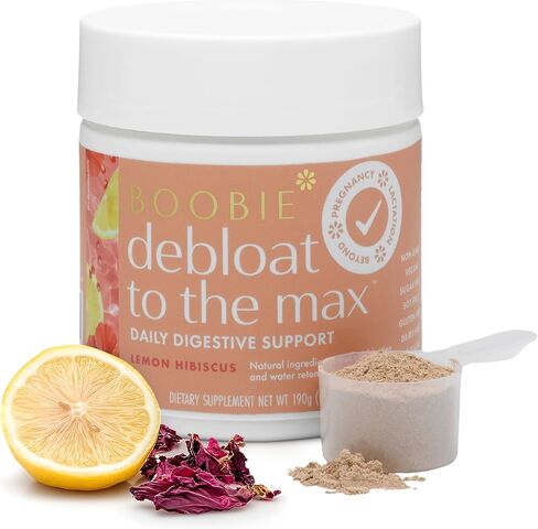 Boobie Brands Debloat to The Max- Lemon Hibiscus, 60 Servings in Saudi Arabia