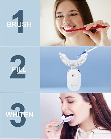 MySmile Non-Sensitive Teeth Whitening Pen Mint Gel Enamel Safety 8ML 30+ Treatments Fast Remove 20 Years of Stains Care Oral Bright Smile Alternative Teeth Whitening Strips ﻿ in Kuwait