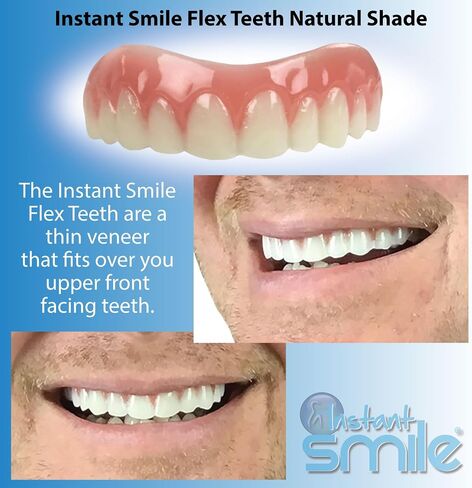 Smile Smile Flex Teath (الظل الطبيعي) ومجموعة أسنان سلسلة Pro Series - 2 منتجات Smile رائعة in Kuwait