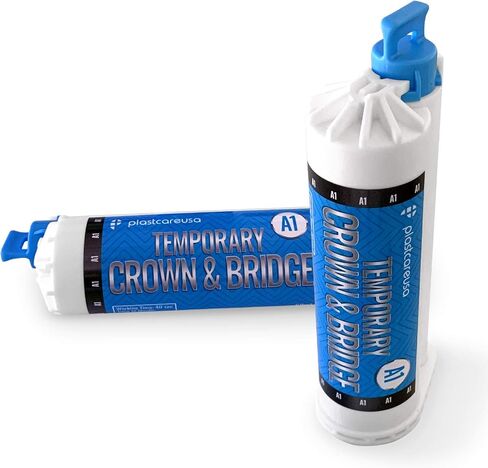 Dental Temporary Crown & Bridge 10: 1 (Shade A1) Material Dental (1 Cartridge) in Saudi Arabia