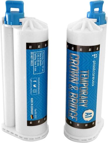 Dental Temporary Crown & Bridge 10: 1 (Shade A1) Material Dental (1 Cartridge) in Saudi Arabia