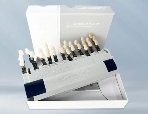 Dental Shade Guide 3D Master | 29 Colors Including Bleaching Shades for Veneers & Esthetics | Professional Tooth Color Matching Tool for Accurate Dental Shade Selection in Kuwait