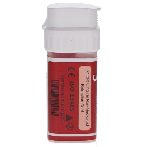 HSB 103205 ، سلك تراجع الأسنان Ultrapak ، القطن 100 ٪ ، ناعم وامتصاص ، متوكون لتحسين التحكم في السوائل وتراجع الأنسجة ، #000 ، 100 " in Saudi Arabia